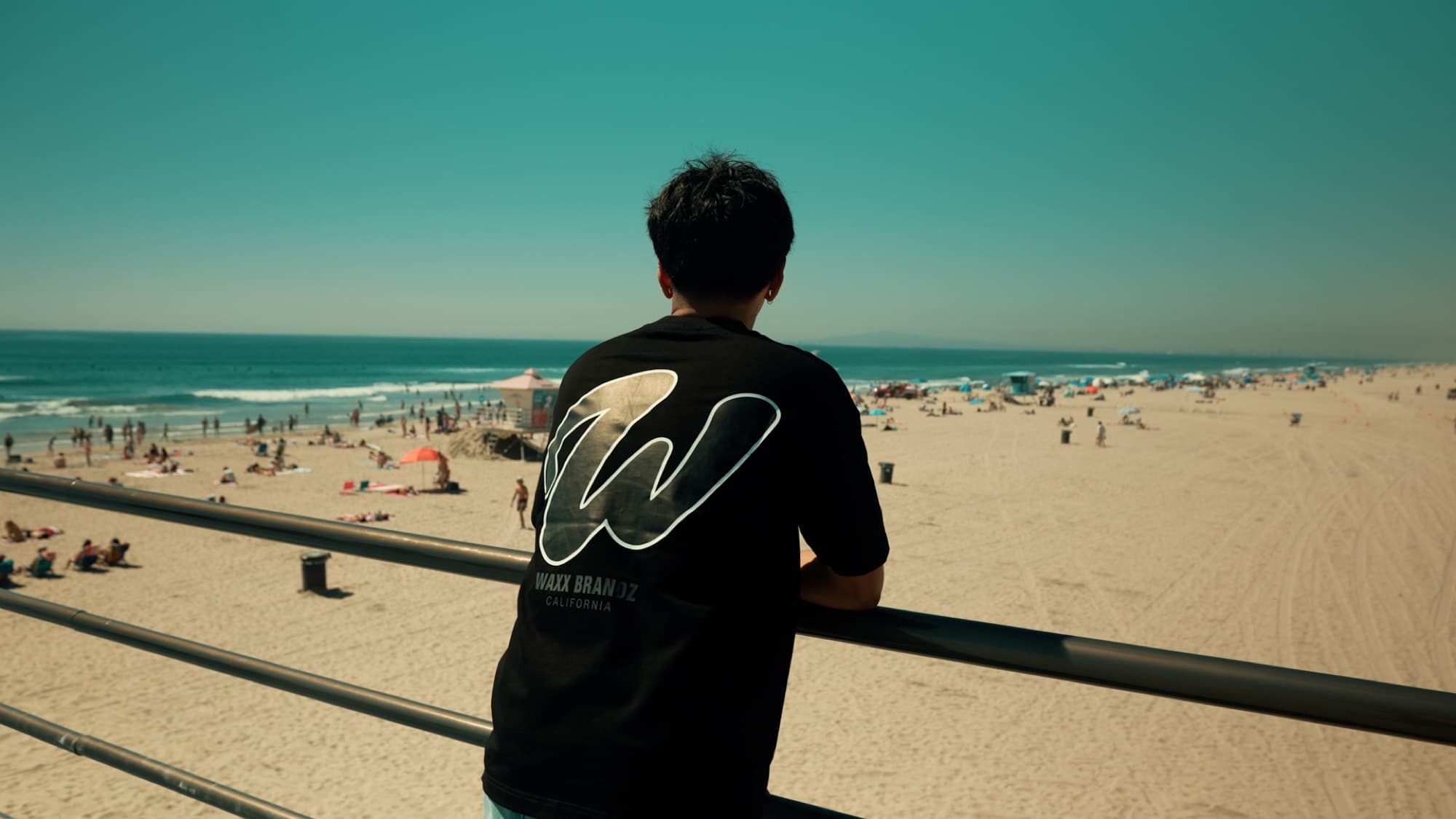 Beach day in a Waxx shirt